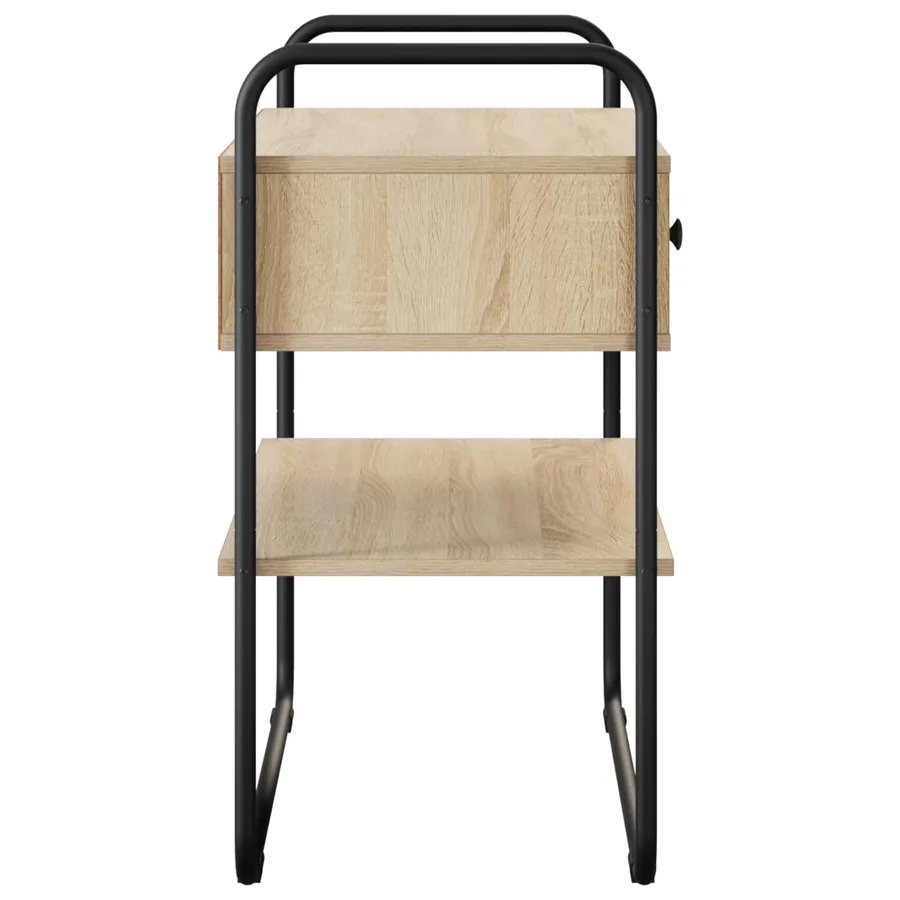 Table console Chêne Sonoma 100 x 40 x 75 cm Bois d'ingénierie - 6
