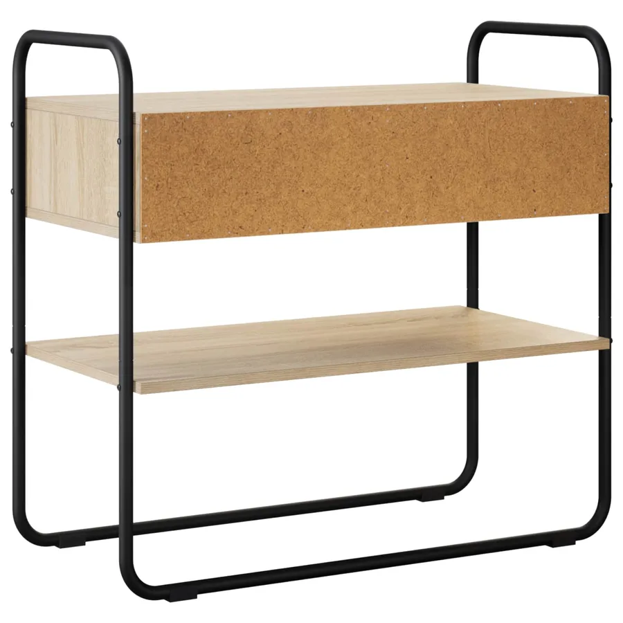Table console Chêne Sonoma 100 x 40 x 75 cm Bois d'ingénierie - 7