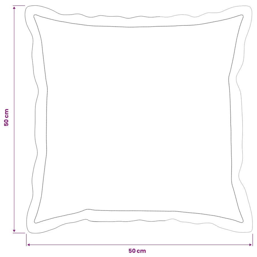 Housse de coussin 6 pcs HOUTEN Bleu clair 50 x 50 cm - 7