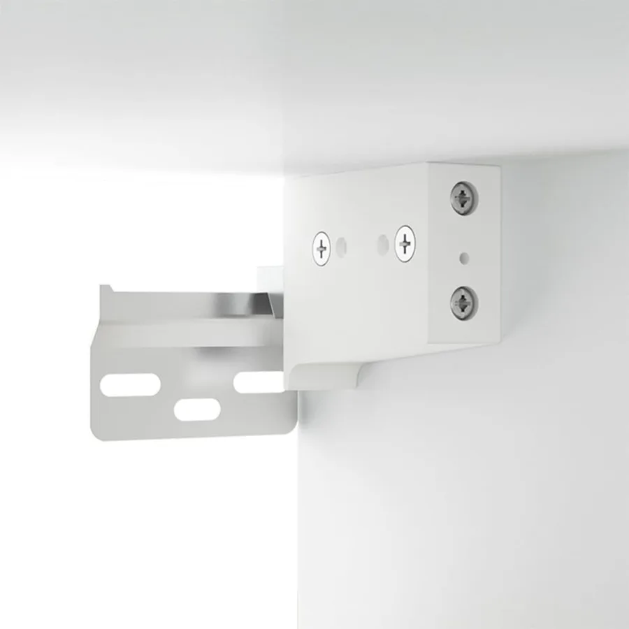 Ensemble de meubles TV 2 pcs Blanc Bois d'ingénierie - 8