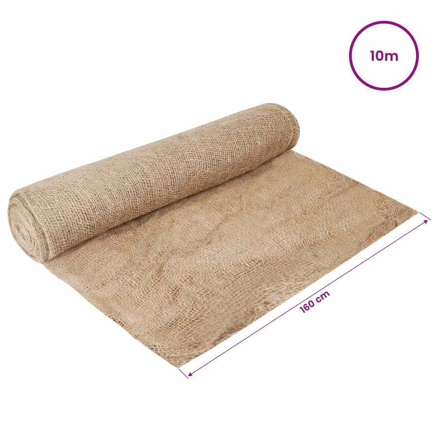 Rouleau de jute Naturel 160 x 1000 cm - 6