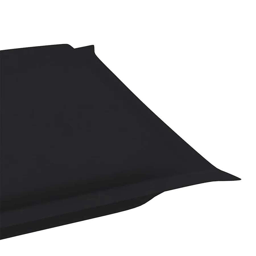 Chaise longue de jardin avec coussin Bois d'acacia solide - 13