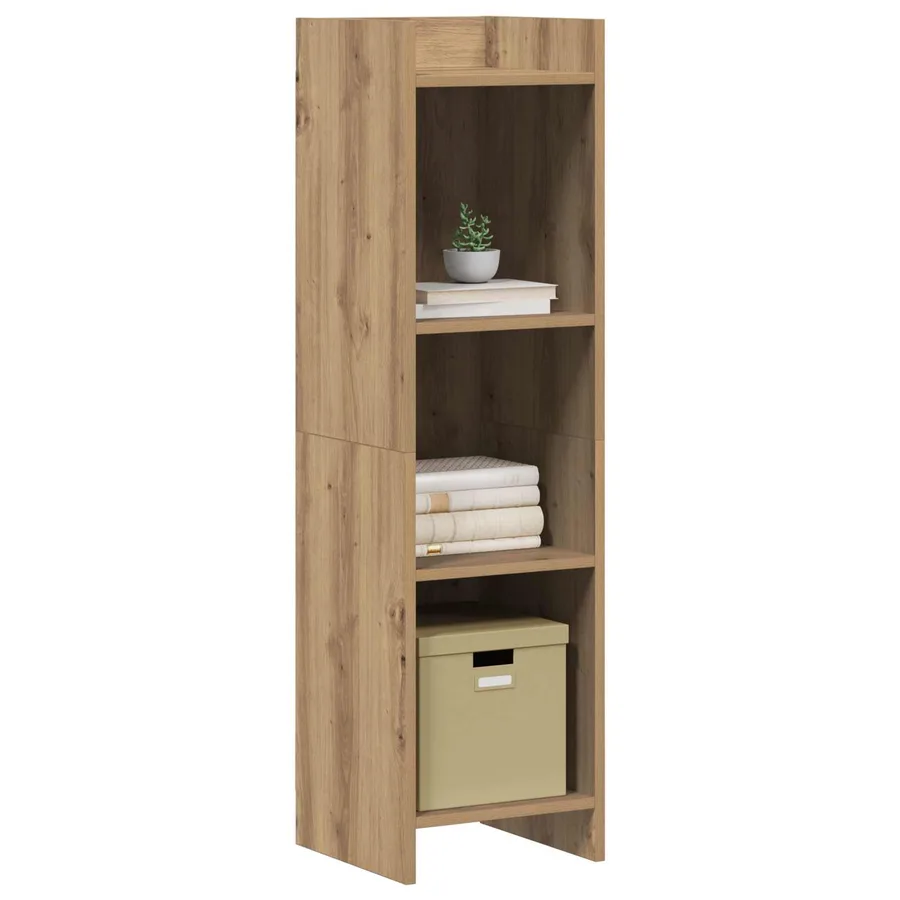 Bibliothèque 3 niveaux 30 x 30 x 111 cm Bois d'ingénierie - 3