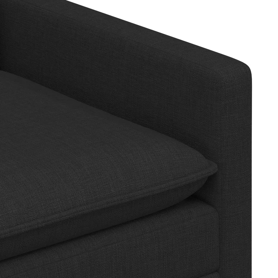Canapé Noir 126 x 81 x 87,5 cm - 6