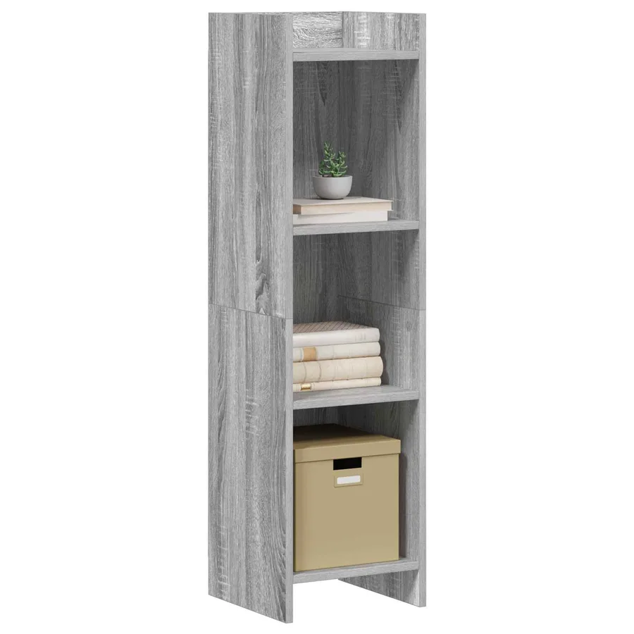 Bibliothèque Sonoma gris 30 x 30 x 111 cm Bois d'ingénierie - 3