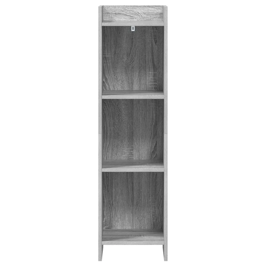 Bibliothèque Sonoma gris 30 x 30 x 111 cm Bois d'ingénierie - 4