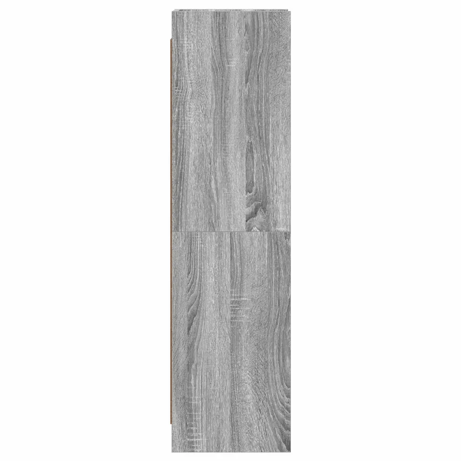 Bibliothèque Sonoma gris 30 x 30 x 111 cm Bois d'ingénierie - 5