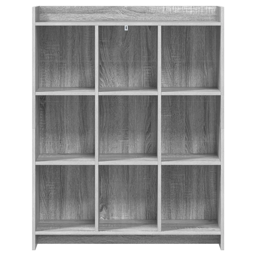 Bibliothèque Sonoma gris 87,5 x 30 x 111 cm Bois d'ingénierie - 4
