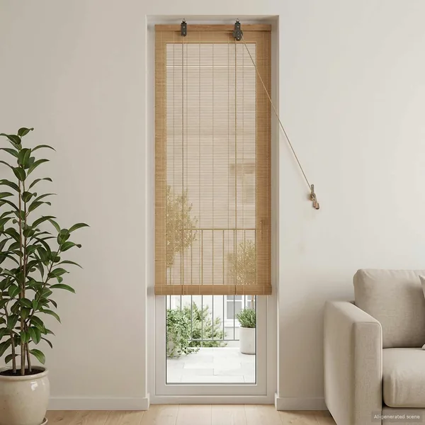 Store enrouleur Marron 50 x 220 cm Bambou