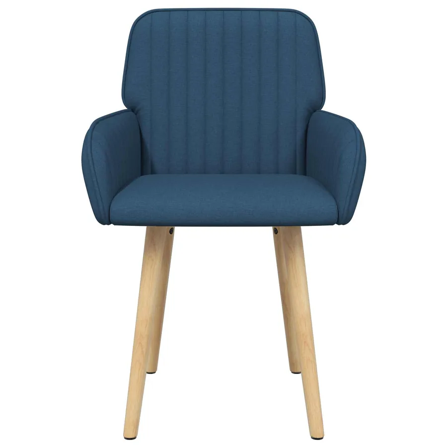 Chaises de salle à manger 6 pcs Tissu Bleu 56,5 x 50 x 87,5 cm - 3
