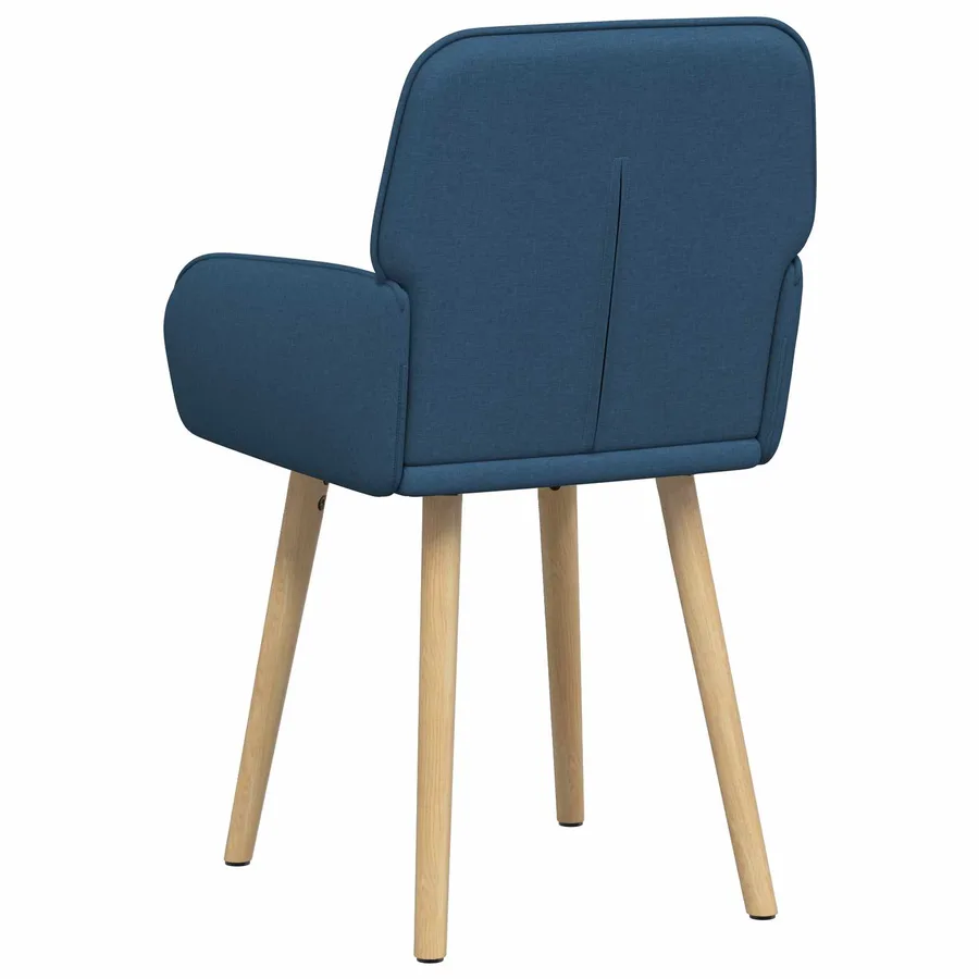 Chaises de salle à manger 6 pcs Tissu Bleu 56,5 x 50 x 87,5 cm - 5