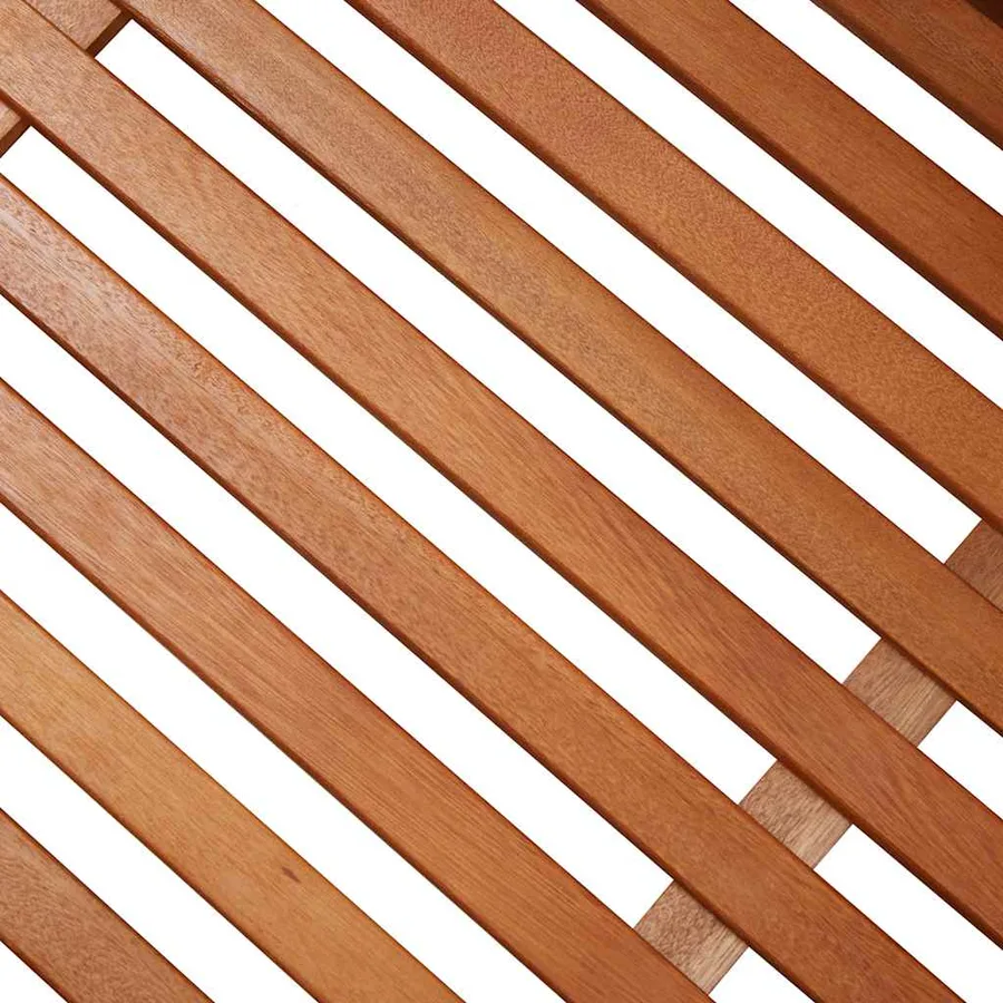 Boîte de rangement de jardin 117x50x55 cm Eucalyptus solide - 8