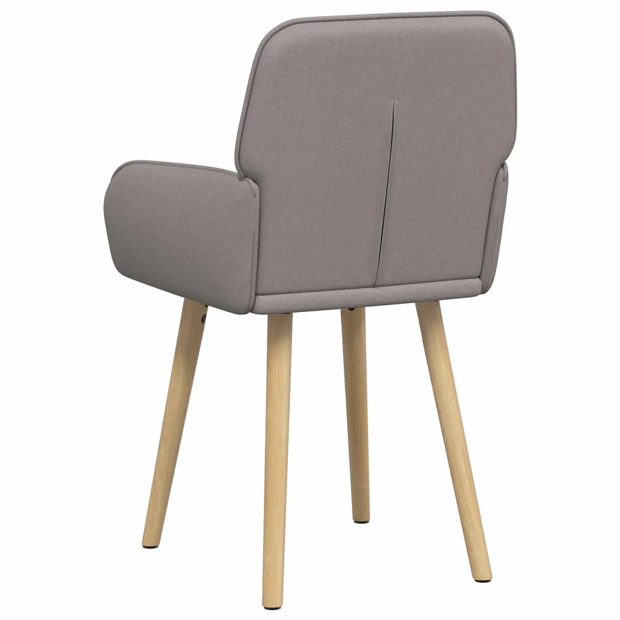 Chaises de salle à manger 4 pcs Tissu Taupe 56,5 x 50 x 87,5 cm - 5