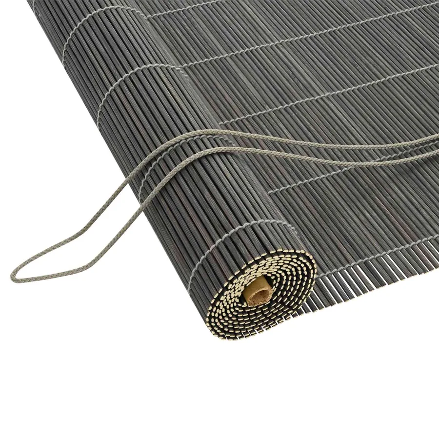 Store enrouleur Gris 50 x 220 cm Bambou - 2