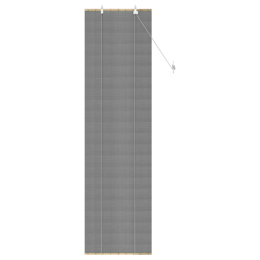 Store enrouleur Gris 50 x 220 cm Bambou - 3