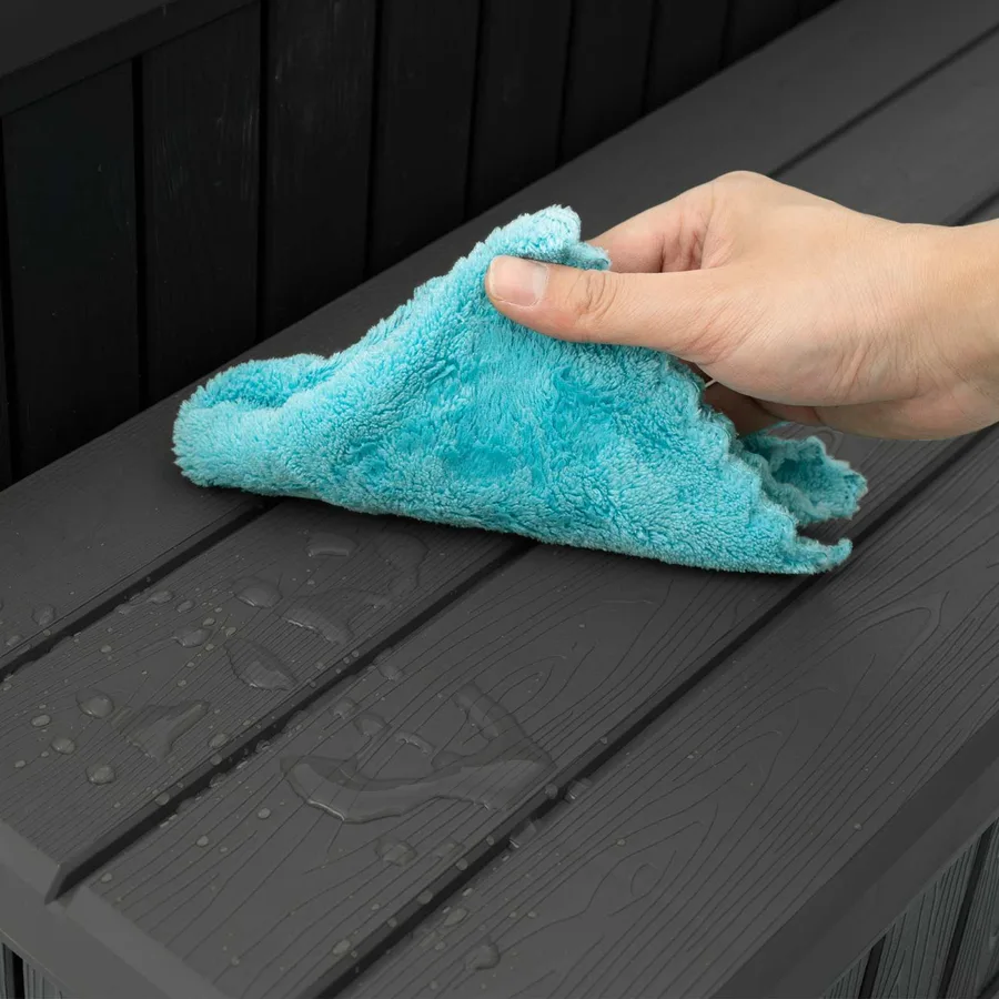 Marchepied de bain à remous avec rangement 2 étapes Noir PP - 10