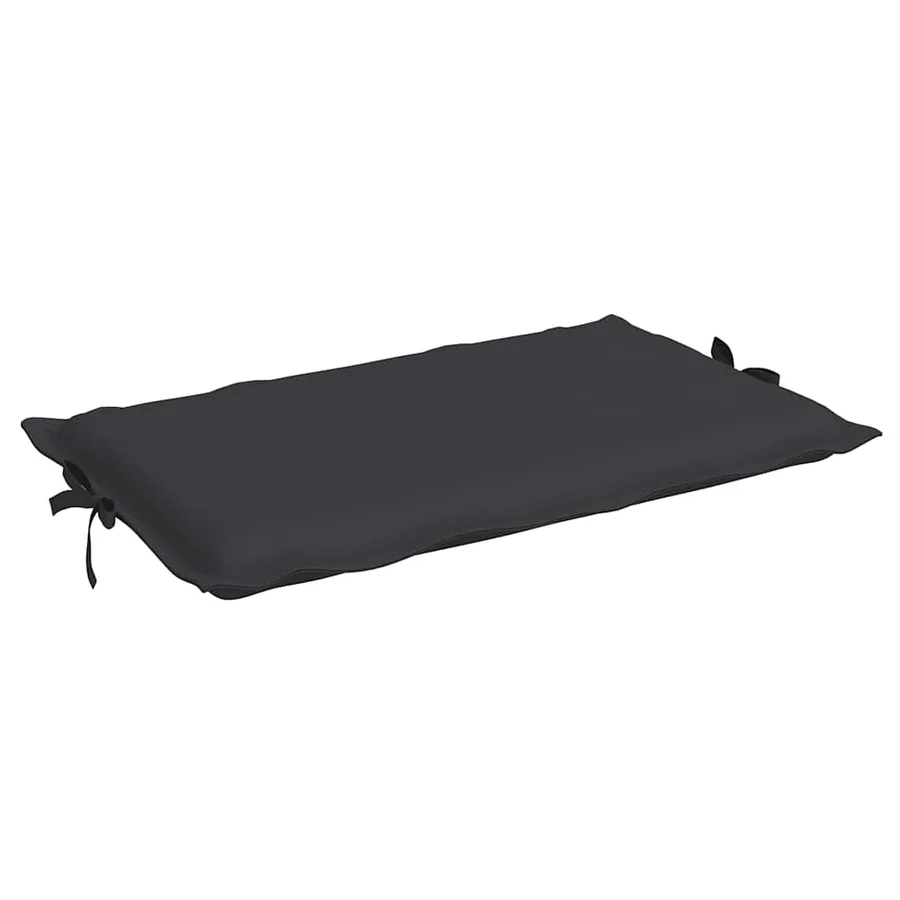 Coussin de chaise longue noir 186x58x4 cm tissu oxford - 7