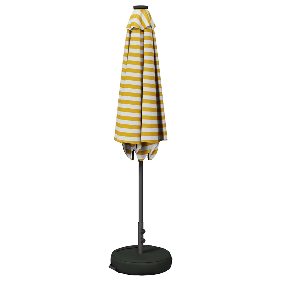 Parasol de jardin avec lumières LED et base 270 x 270 cm - 4
