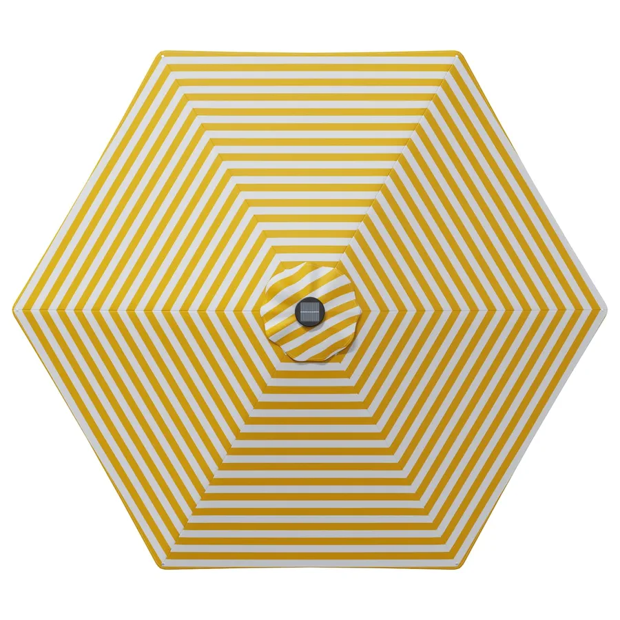 Parasol de jardin avec lumières LED et base 270 x 270 cm - 6