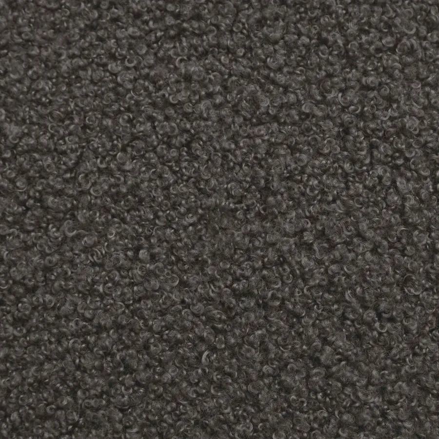 Chaises de salle à manger 4 pcs Bouclé Gris foncé - 8