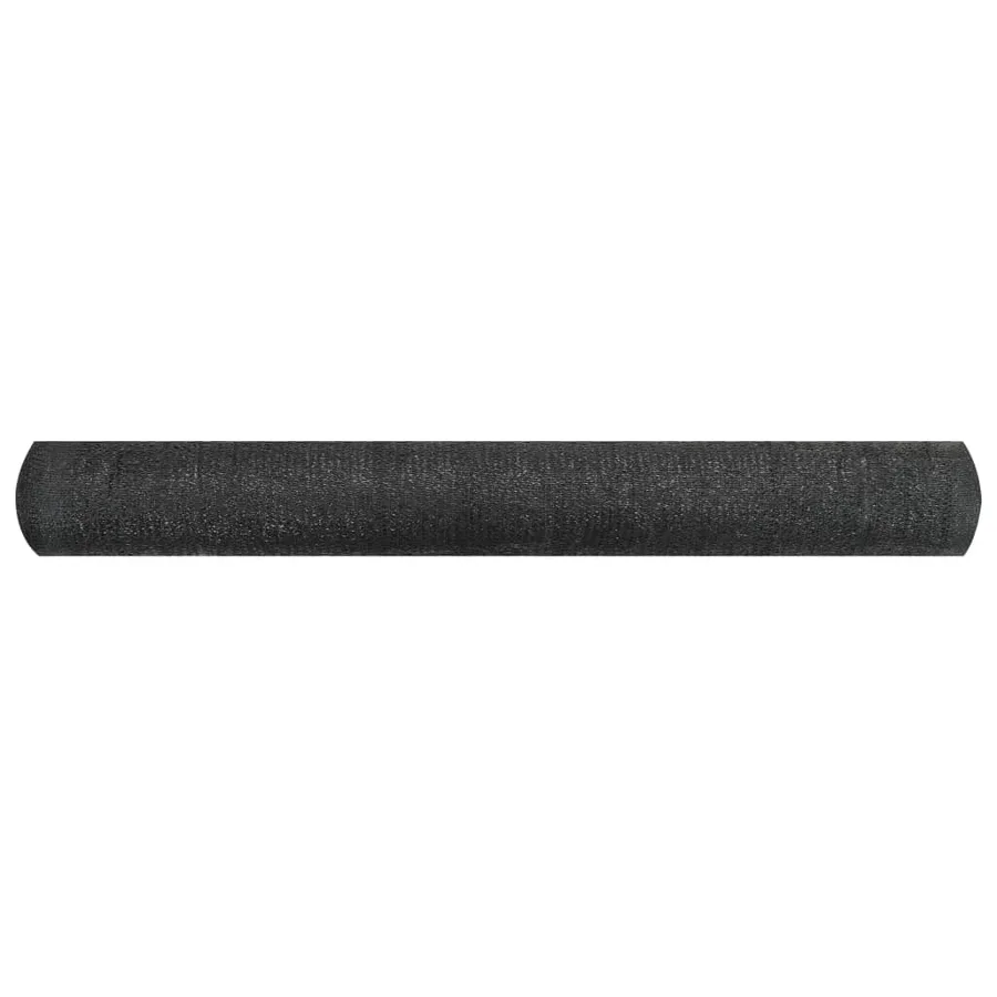 Filet brise-vue Noir 1,2x10 m PEHD 150 g/m² - 2