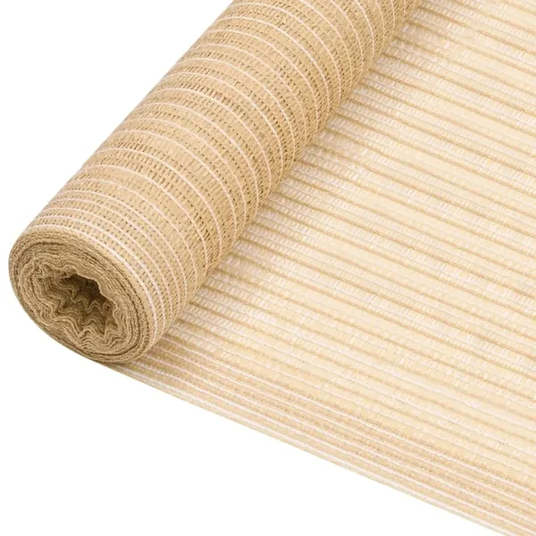 Filet brise-vue Beige 1,8x50 m PEHD 150 g/m²