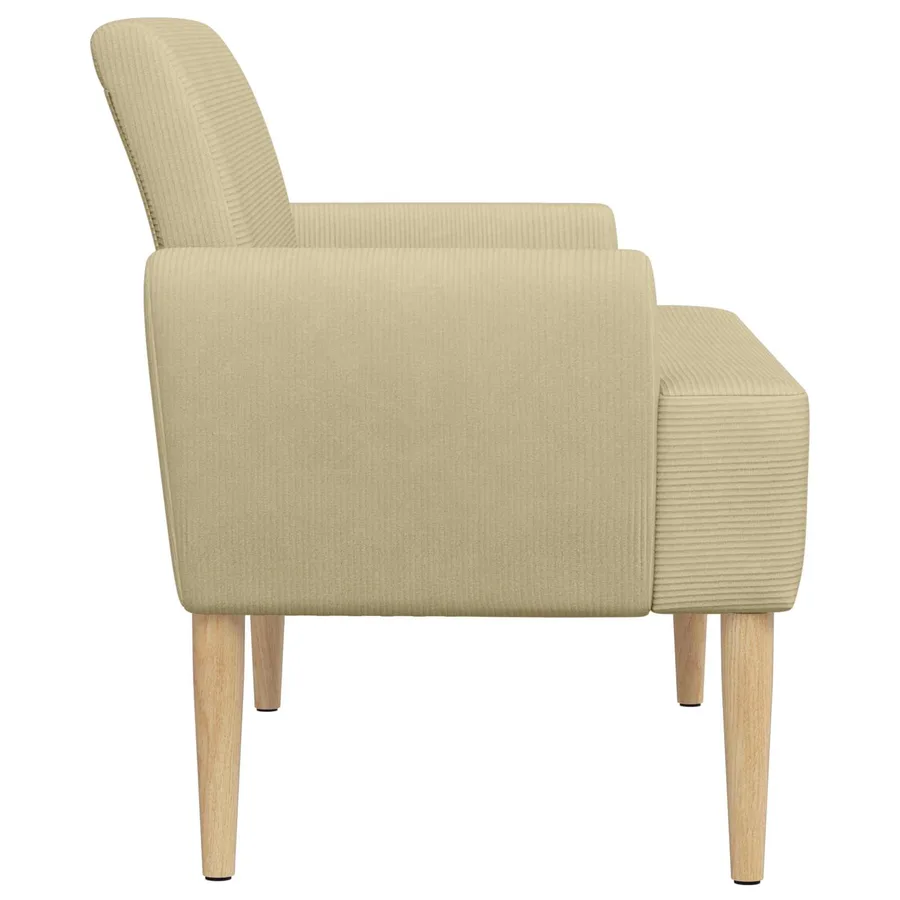 Canapé love seat avec capitonnage en boutons Gris Vert Clair - 4
