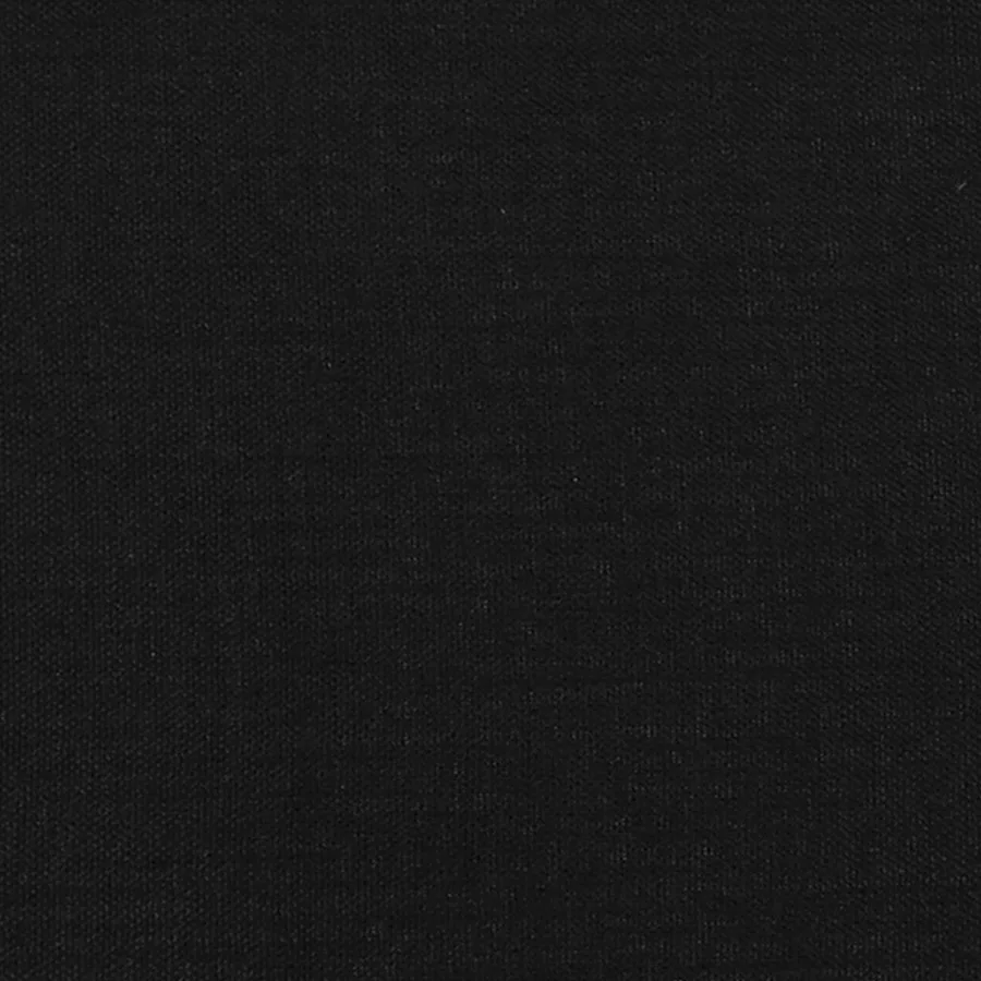 Cadre de lit sans matelas noir 140x200 cm tissu - 8