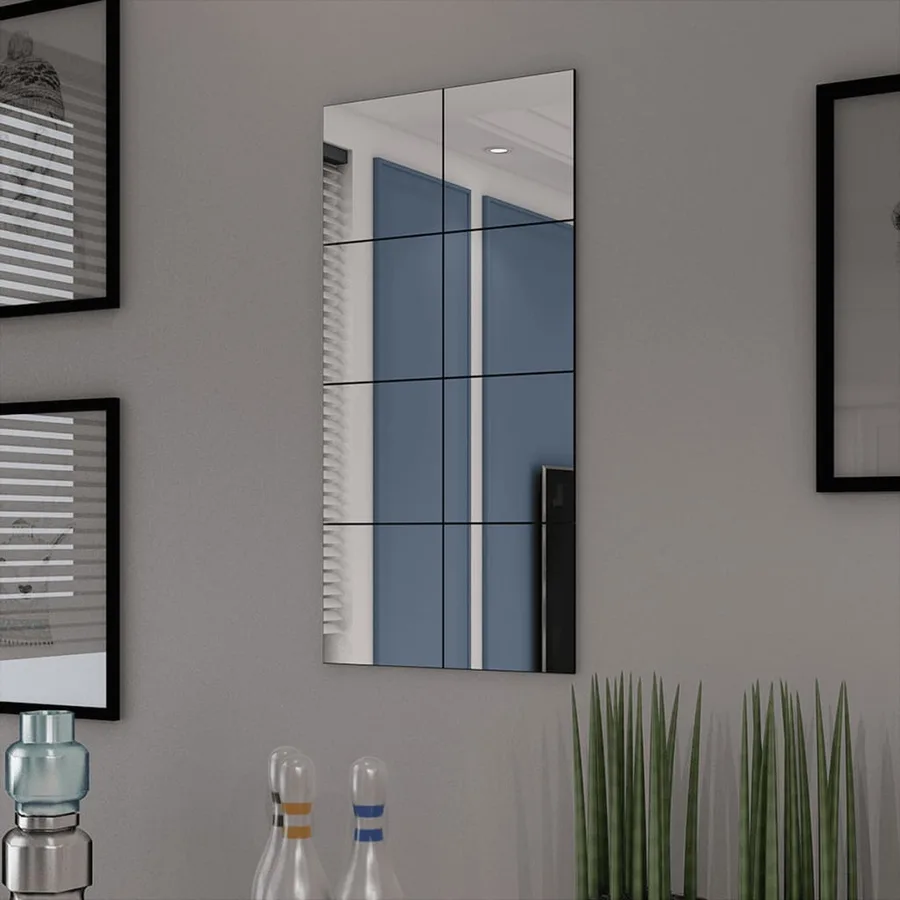 Carreaux de miroir sans cadre 16 pcs 20,5 cm - 10