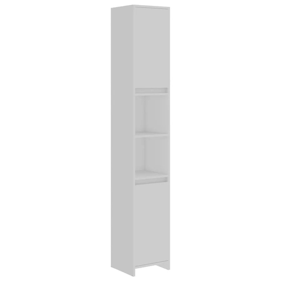 Ensemble de meubles de bain 3 pcs Blanc Bois d'ingénierie - 12