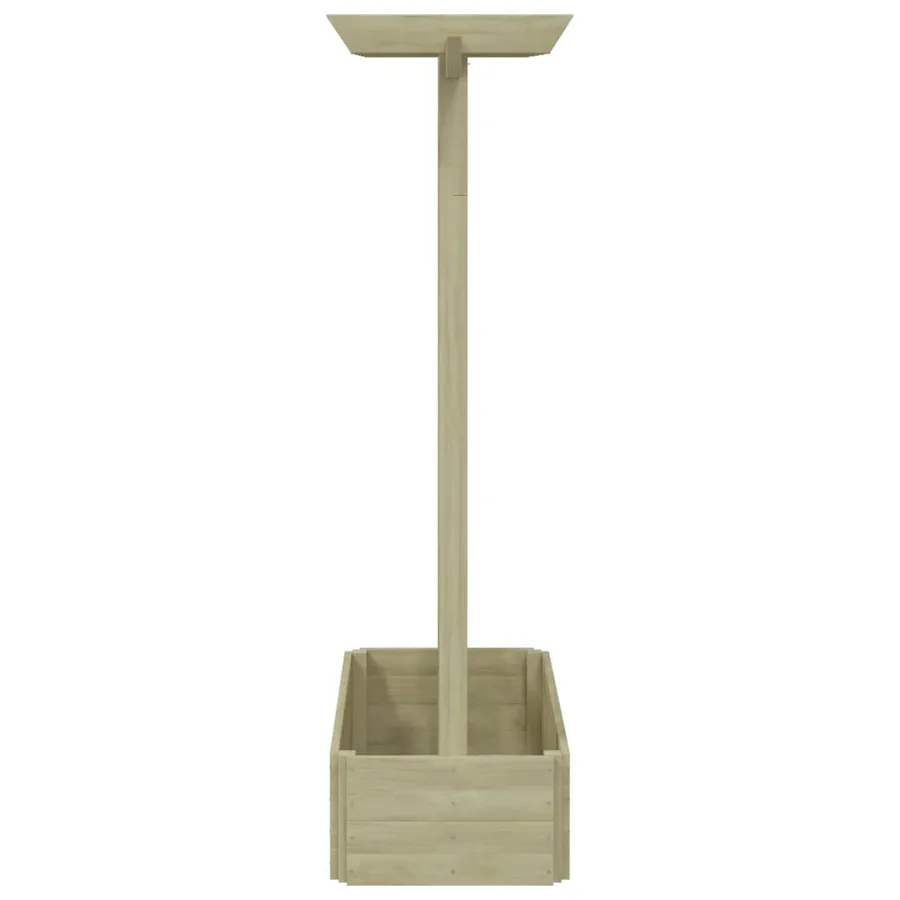 Jardinière pergola 162 x 56 x 204 cm Bois - 3