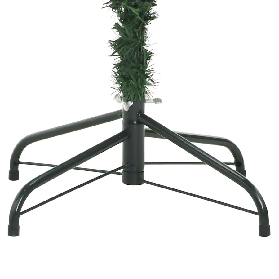 Sapin de Noël artificiel Vert et blanc 210 cm - 12