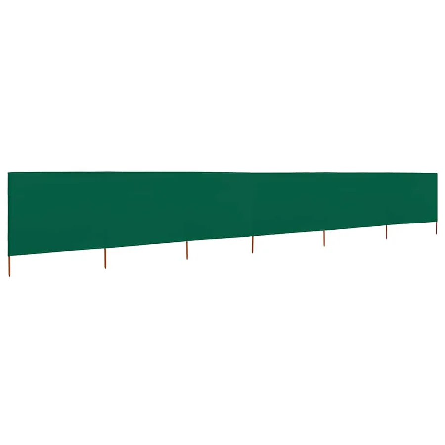Paravent 6 panneaux Tissu 800 x 160 cm Vert - 2