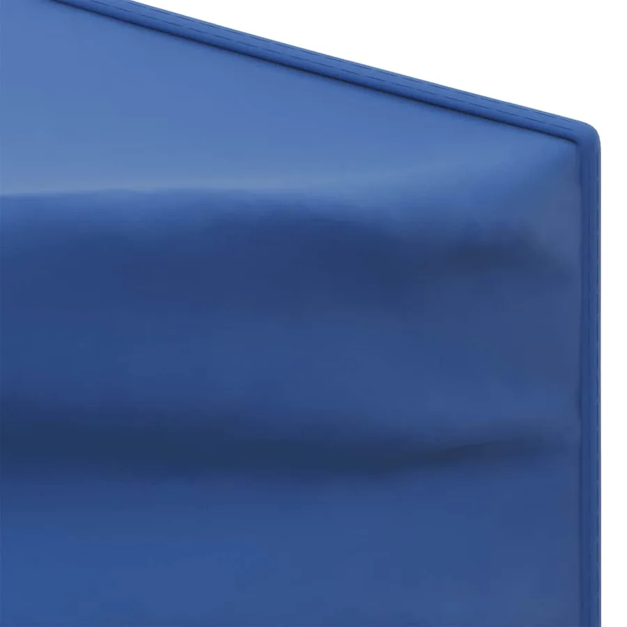 Tente de réception pliable avec parois Bleu 3x6 m - 6