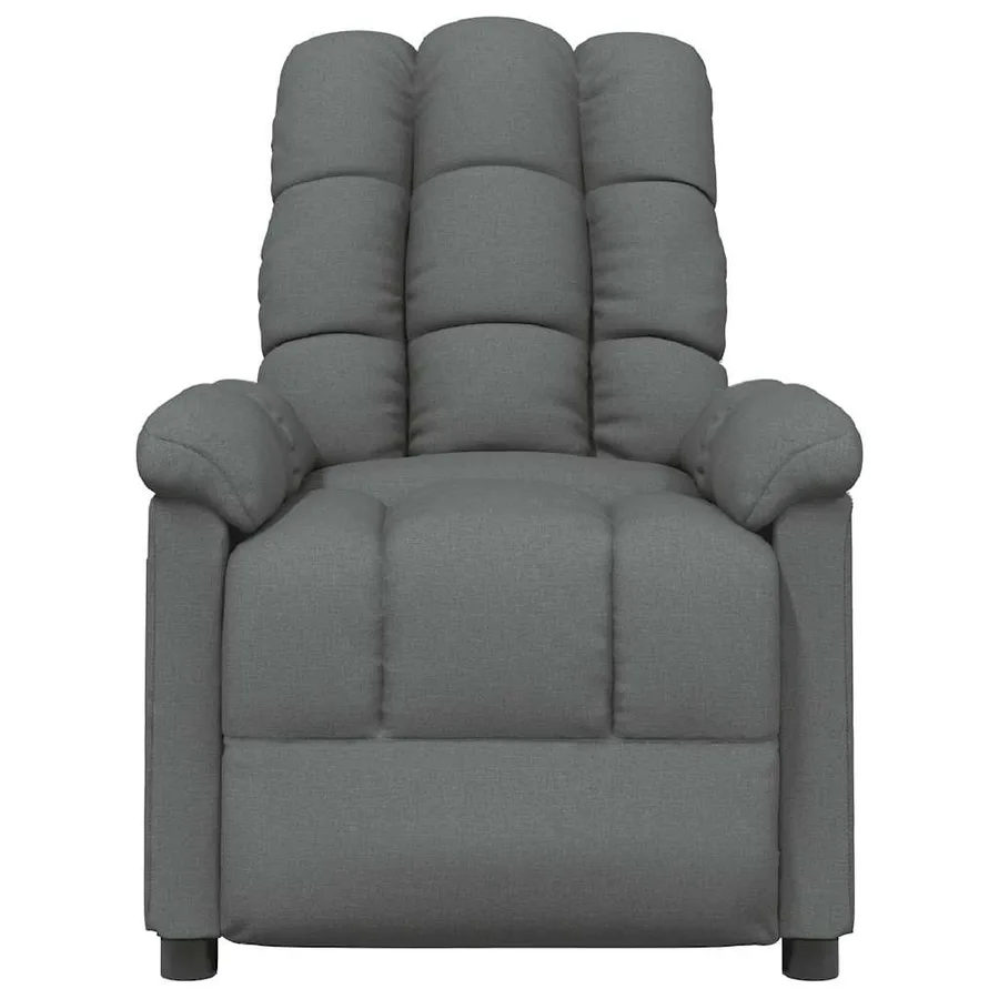 Fauteuil inclinable Gris foncé Tissu - 3