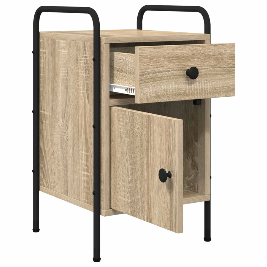 Table de chevet Chêne Sonoma 35 x 36,5 x 61 cm - 3