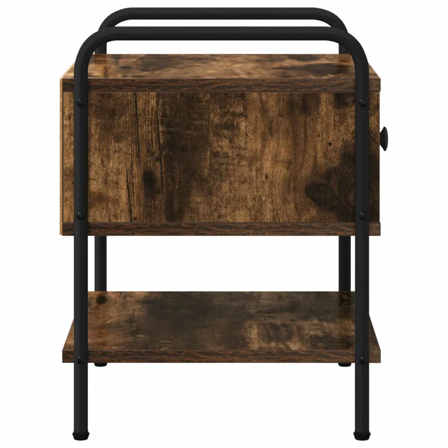 Table de chevet Chêne fumé Bois d'ingénierie - 6