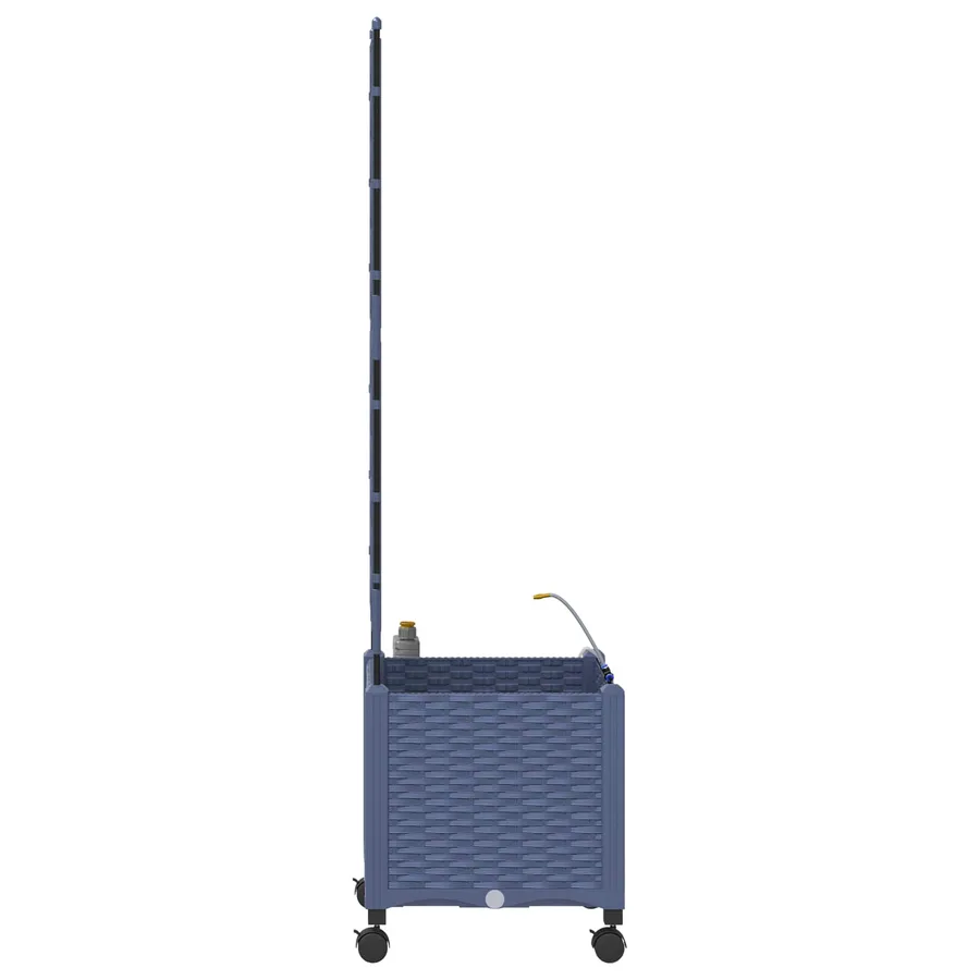 Porte-plante de jardin avec irrigation et roues Gris PP - 3