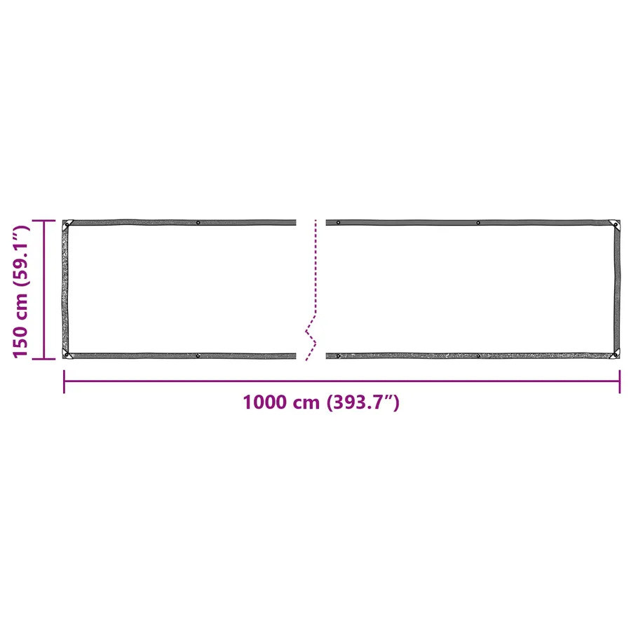 Couverture pour plantes Transparent 10 x 1,5 m PE - 10