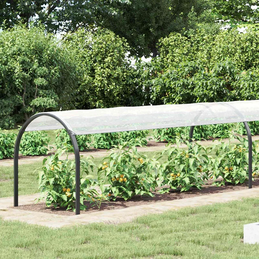 Bâche avec œillets Transparent 10 x 1,5 m Polyéthylène