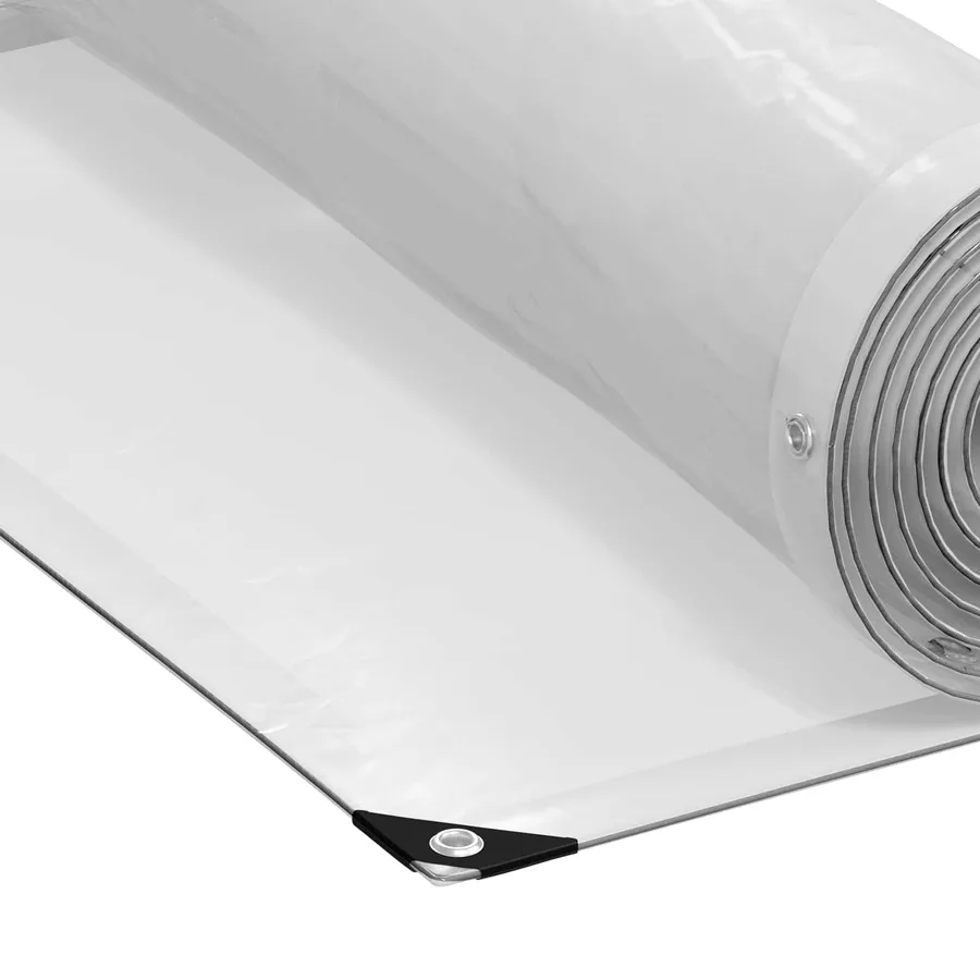 Bâche avec œillets Transparent 2 x 1,5 m Polyéthylène - 2