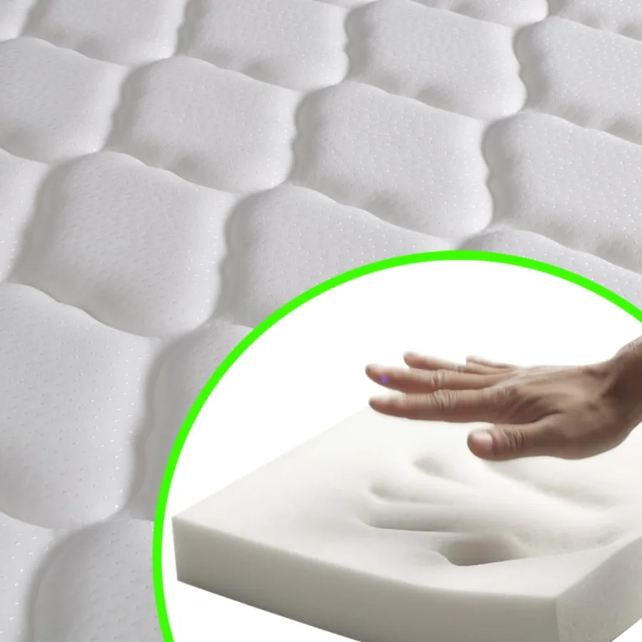 Matelas en mousse à mémoire de forme 200 x 120 x 17 cm doux - 6