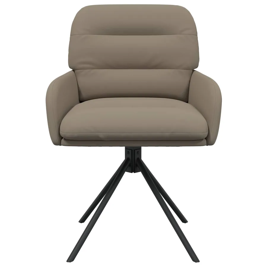 Chaises de salle à manger pivotantes 4 pcs Simili cuir - 3