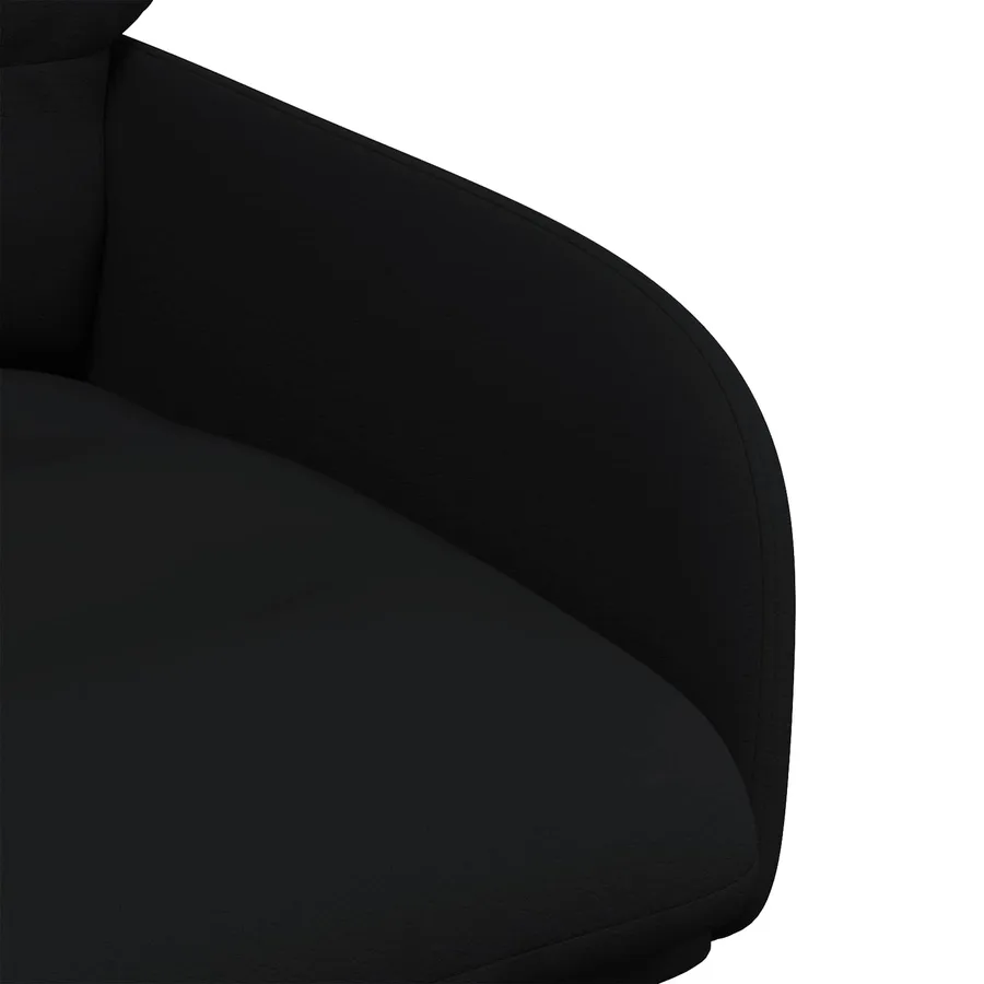 Chaises de salle à manger pivotantes 4 pcs Simili cuir Noir - 6