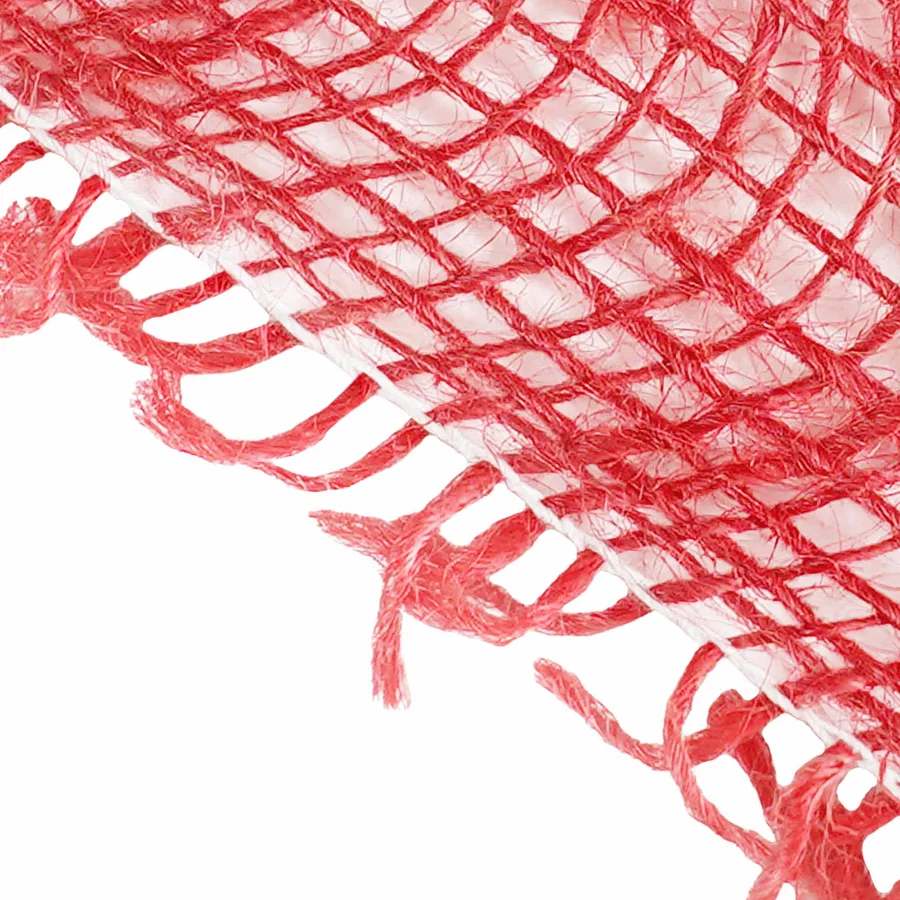 Rouleau de jute Rouge 5 x 5000 cm - 3