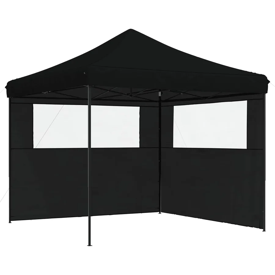 Tente de fête Noir 292 x 292 x 315 cm Tissu Oxford - 2