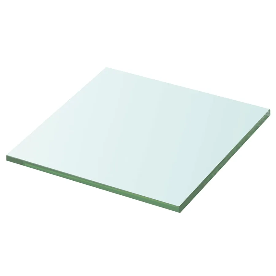 Panneaux d'étagère 2 pcs Verre Transparent 30 x 30 cm - 2