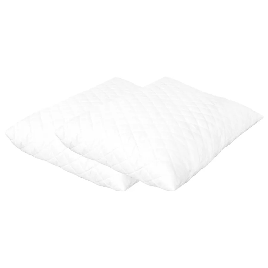 Oreillers lot de 2 70x60x14 cm Mousse à mémoire de forme - 4