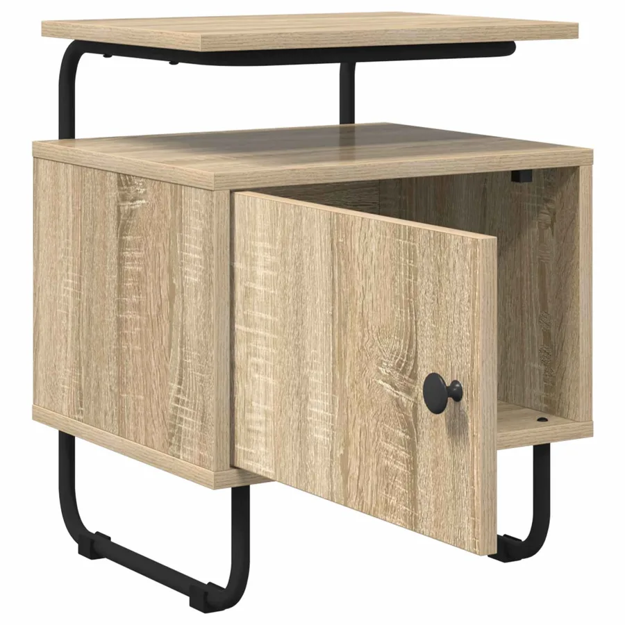 Table de chevet Chêne Sonoma Bois d'ingénierie - 3
