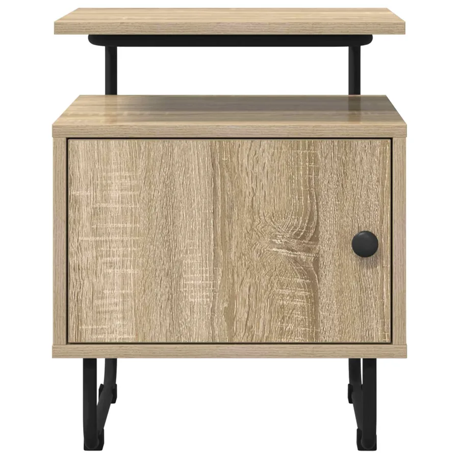 Table de chevet Chêne Sonoma Bois d'ingénierie - 4